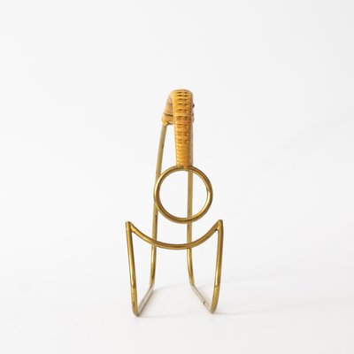 Mid-Century Wine Bottle Holder from Carl Auböck, 1950s-IXK-1087205