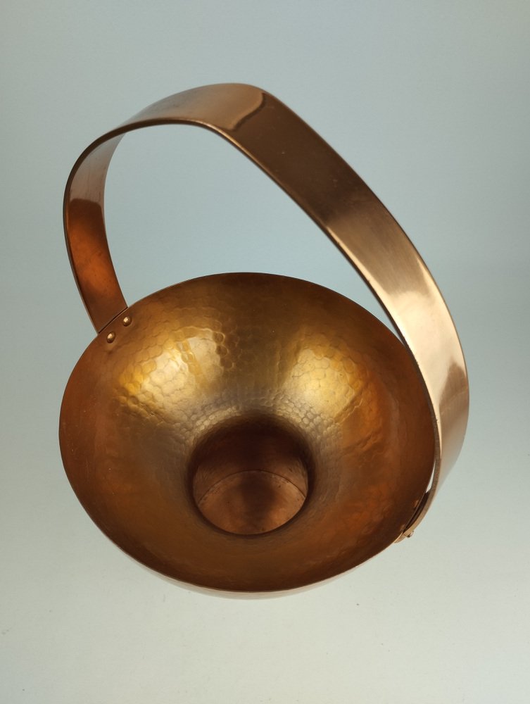 Mid-Century Wine Cooler in Copper by Eugen Zint, 1960s