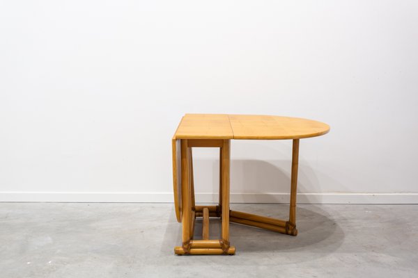 Mid-Century Winged Table with Legs in Bamboo-UJE-1015809