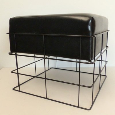 Mid-Century Wire Stool-WK-1009547