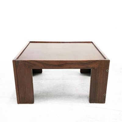 Mid-Century Wood Italian Squared Table by Afra and Tobia Scarpa for Cassina, 1965-JDR-1125592