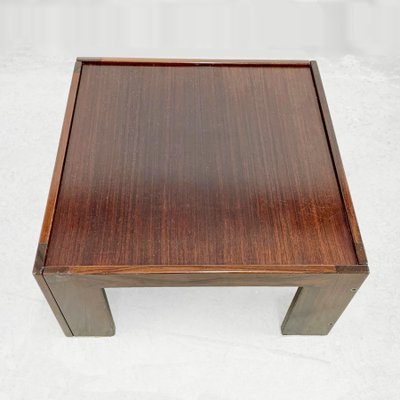 Mid-Century Wood Italian Squared Table by Afra and Tobia Scarpa for Cassina, 1965-JDR-1125592