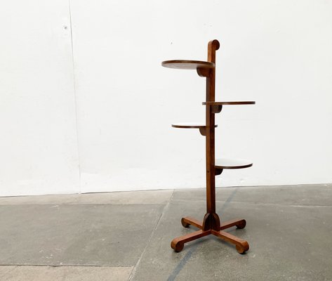 Mid-Century Wood Plant Stand in the style of André Groult, 1960s-UAH-1374998