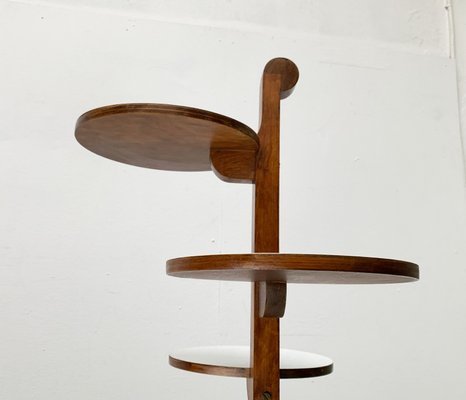 Mid-Century Wood Plant Stand in the style of André Groult, 1960s-UAH-1374998