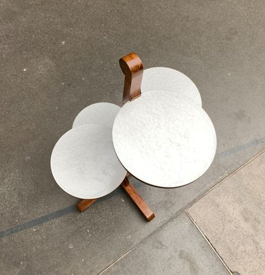 Mid-Century Wood Plant Stand in the style of André Groult, 1960s-UAH-1374998