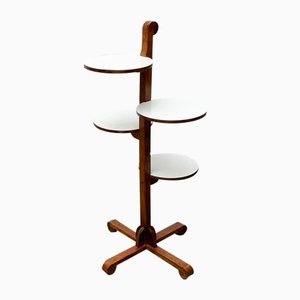 Mid-Century Wood Plant Stand in the style of André Groult, 1960s-UAH-1374998