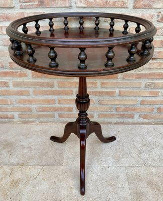 Mid-Century Wood Side Table or Jardinière, 1940s-NOU-1803174