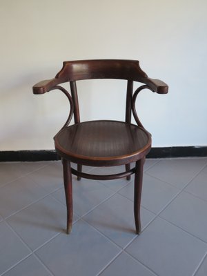 Mid-Century Wooden Bistro Chair, 1950s-GGK-1804582