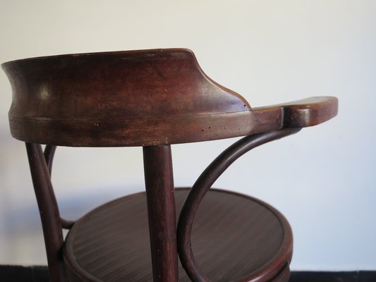 Mid-Century Wooden Bistro Chair, 1950s-GGK-1804582