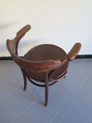 Mid-Century Wooden Bistro Chair, 1950s-GGK-1804582