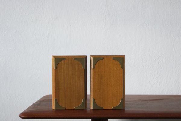 Mid-Century Wooden Bookends, 1960s, Set of 2-UMB-2023525