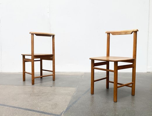 Mid-Century Wooden Chair, 1960s, Set of 2-UAH-1338266