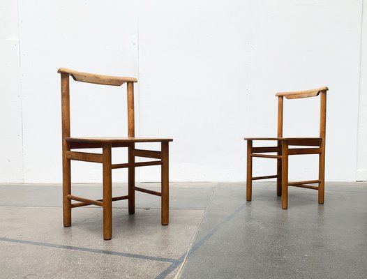 Mid-Century Wooden Chair, 1960s, Set of 2-UAH-1338266