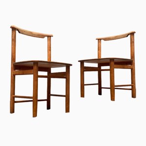 Mid-Century Wooden Chair, 1960s, Set of 2-UAH-1338266