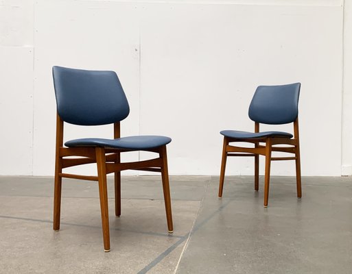 Mid-Century Wooden Chairs, Set of 2-UAH-920008