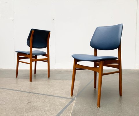 Mid-Century Wooden Chairs, Set of 2-UAH-920008