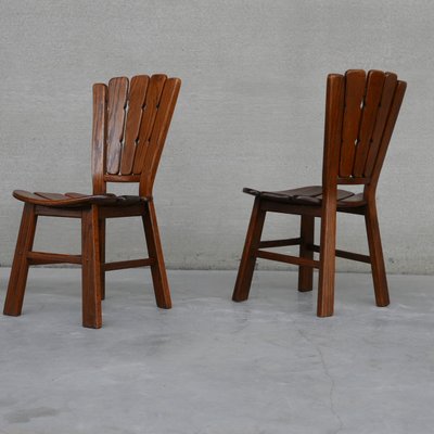 Mid-Century Wooden Dining Chairs, Set of 4-JRP-999166