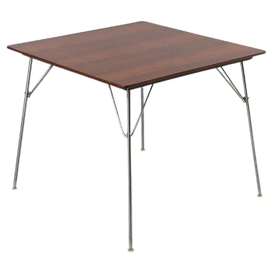 Mid-Century Wooden Folding Table attributed to Florence Knoll for Knoll International, Italy, 1960s