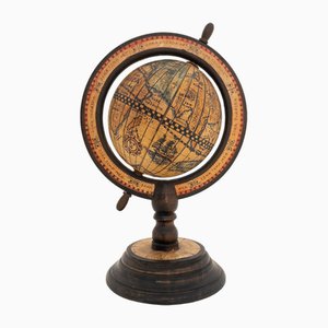 Mid-Century Wooden Globe, 1960s-UPW-1736325