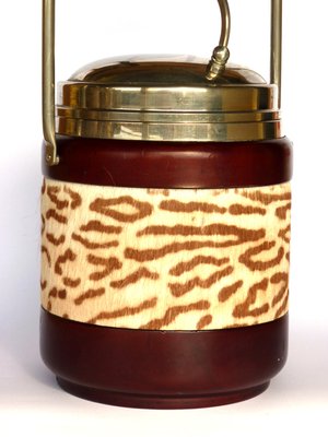 Mid-Century Wooden Ice Bucket from Macabo, 1950s-KGD-704068