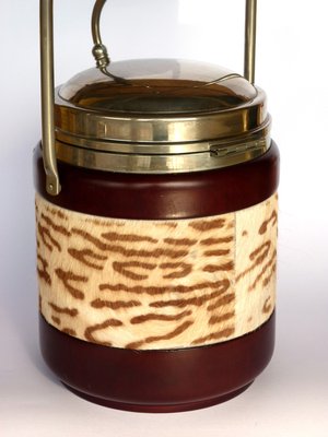 Mid-Century Wooden Ice Bucket from Macabo, 1950s-KGD-704068