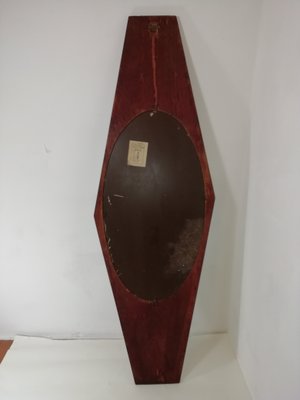 Mid-Century Wooden Mirror, Italy-HNE-1166291