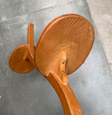 Mid-Century Wooden Plant Stand, 1960s-UAH-1313360