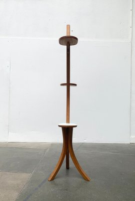 Mid-Century Wooden Plant Stand, 1960s-UAH-1313360