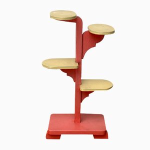 Mid-Century Wooden Plant Stand, 1960s-UAH-1359815