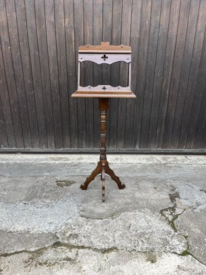 Mid-Century Wooden Revolving Lectern, 1940s-YST-2042068