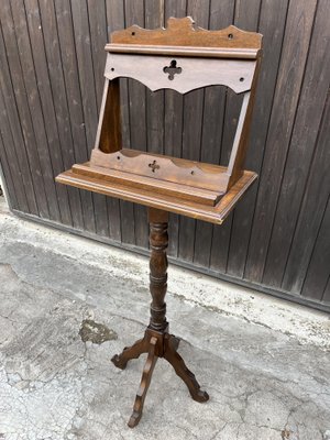 Mid-Century Wooden Revolving Lectern, 1940s-YST-2042068