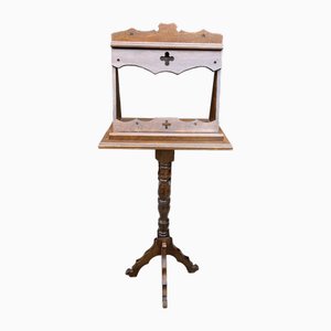 Mid-Century Wooden Revolving Lectern, 1940s-YST-2042068