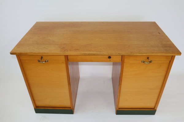 Mid-Century Wooden Roller Desk, 1960s-JWH-834862