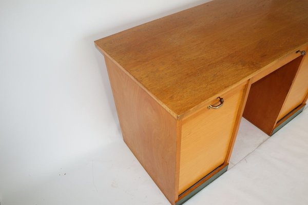 Mid-Century Wooden Roller Desk, 1960s-JWH-834862