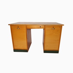 Mid-Century Wooden Roller Desk, 1960s-JWH-834862