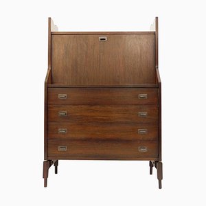 Mid-Century Wooden Secretaire, Italy, 1970s-FGA-1002380