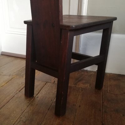 Mid-Century Wooden Side Chair, 1950s-NTQ-576333