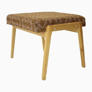 Mid-Century Wooden Stool or Footstool from TON, 1966s-TZ-1166610