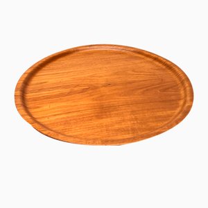 Mid-Century Wooden Tray from Gena, Sweden, 1960s-UAH-1796979