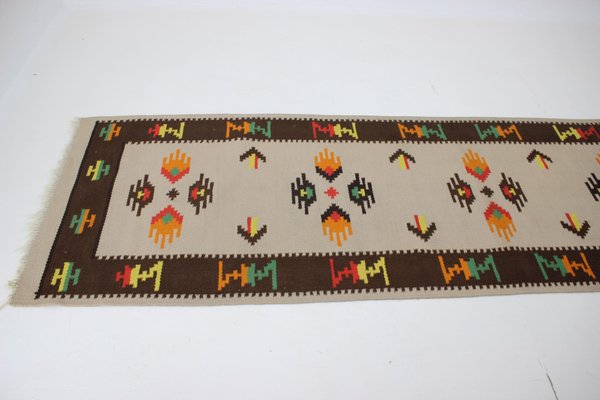 Mid-Century Wool Kilim Rug, 1960s-TZ-919102