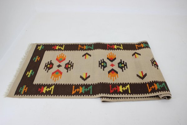 Mid-Century Wool Kilim Rug, 1960s-TZ-919102