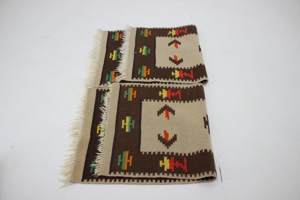 Mid-Century Wool Kilim Rugs, 1960s, Set of 2-TZ-919104