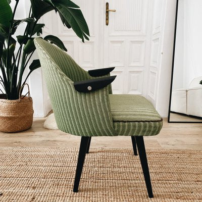 Mid-Century Woolen 'Swallow' Armchair, 1950s-KND-899113