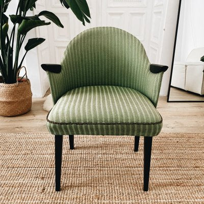 Mid-Century Woolen 'Swallow' Armchair, 1950s-KND-899113