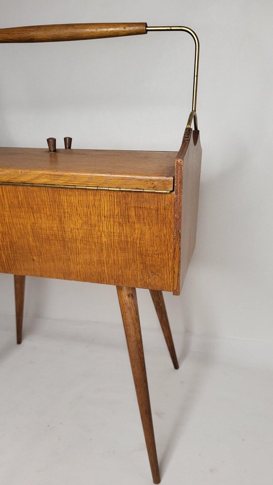 Mid-Century Worker Side Table, 1950s