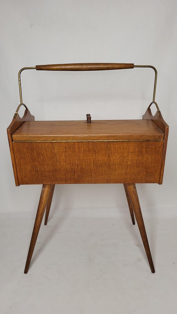 Mid-Century Worker Side Table, 1950s