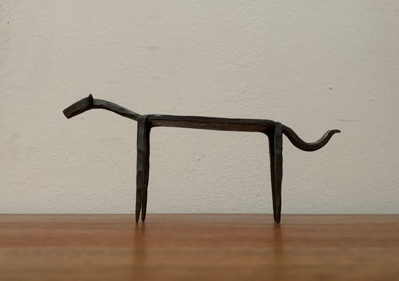 Mid-Century Wrought Iron Animal Sculpture-UAH-1180627