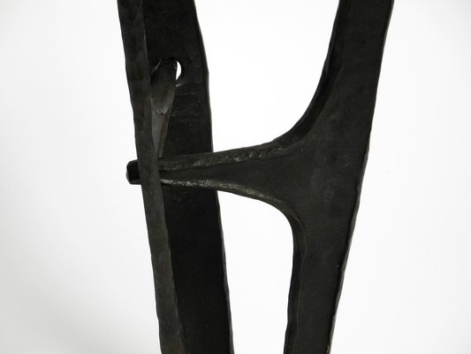 Mid-Century Wrought Iron Floor Candleholder,1950s-RR-1786773