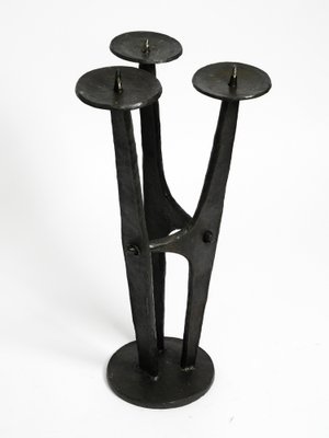 Mid-Century Wrought Iron Floor Candleholder,1950s-RR-1786773