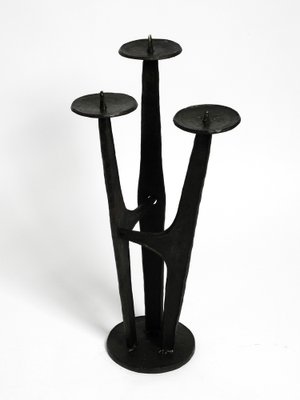 Mid-Century Wrought Iron Floor Candleholder,1950s-RR-1786773